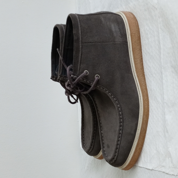 CALVIN KLEIN suede boots gray Men\'s 12 main image 6